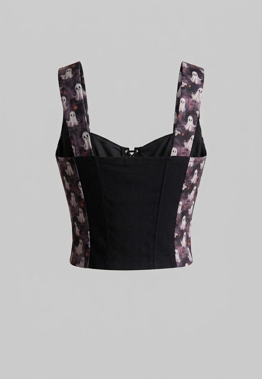 Blusa Corset Spooky