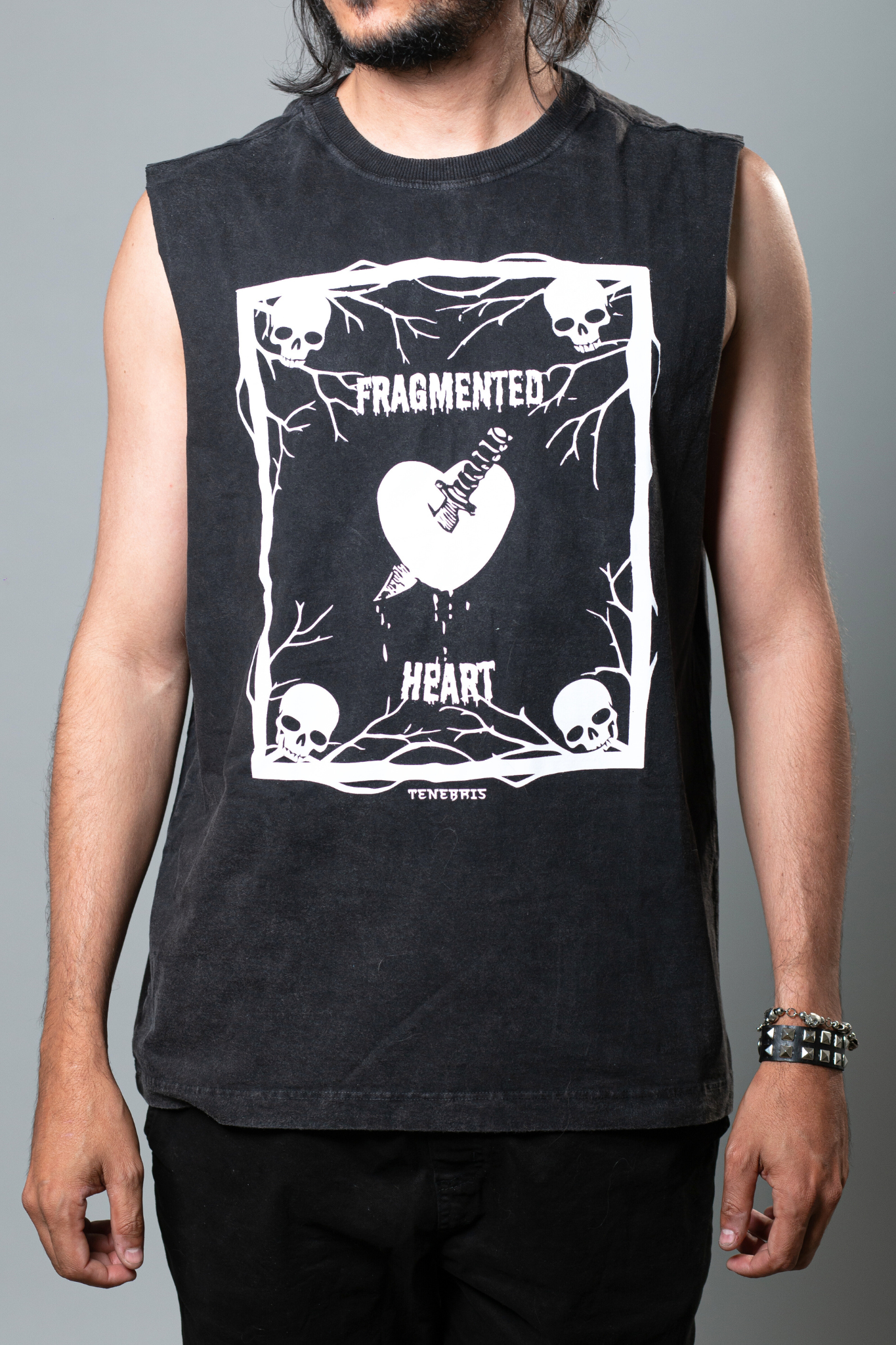 Camiseta regata Fragment heart