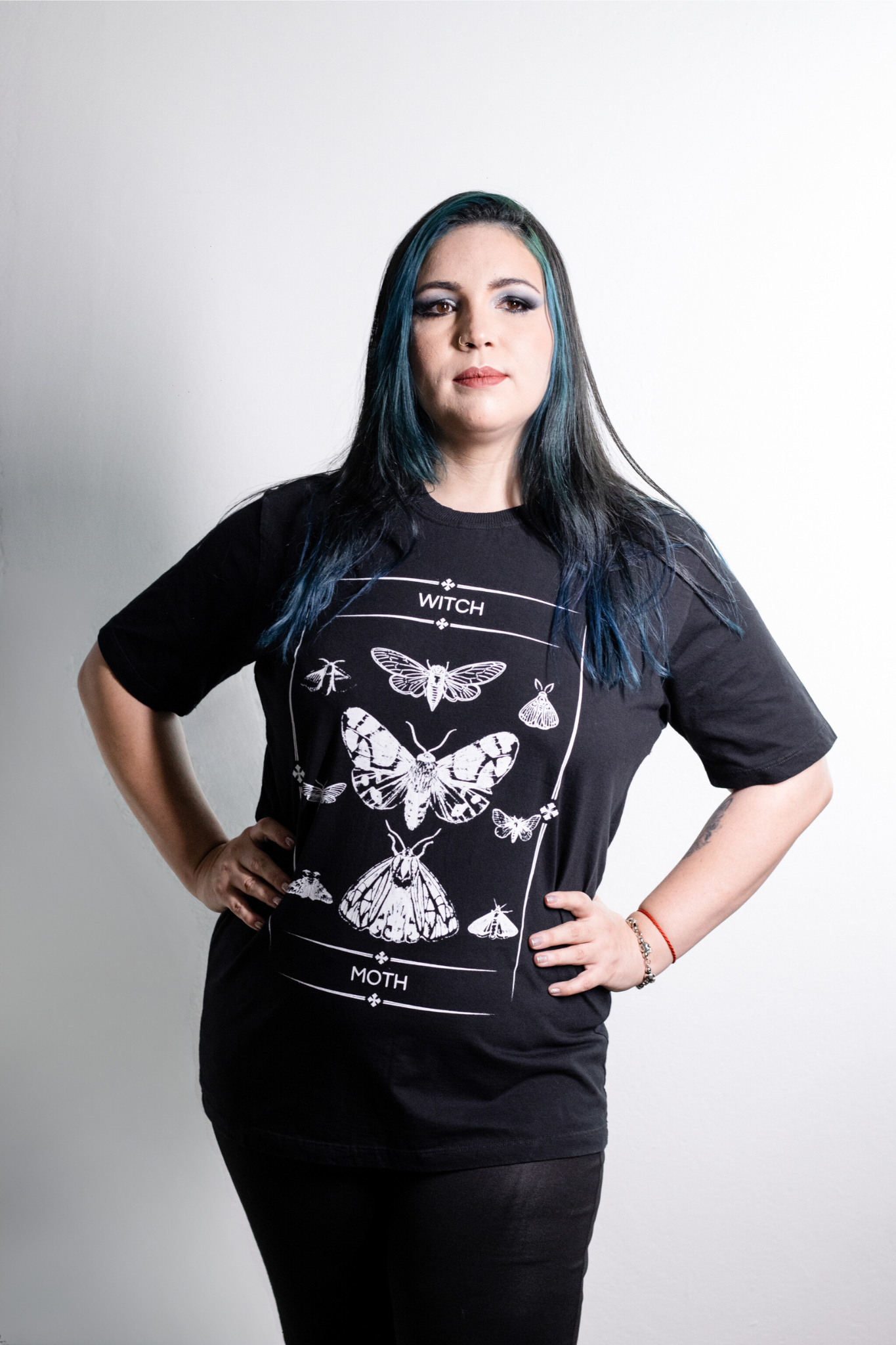 Camiseta manga curta Witch moth