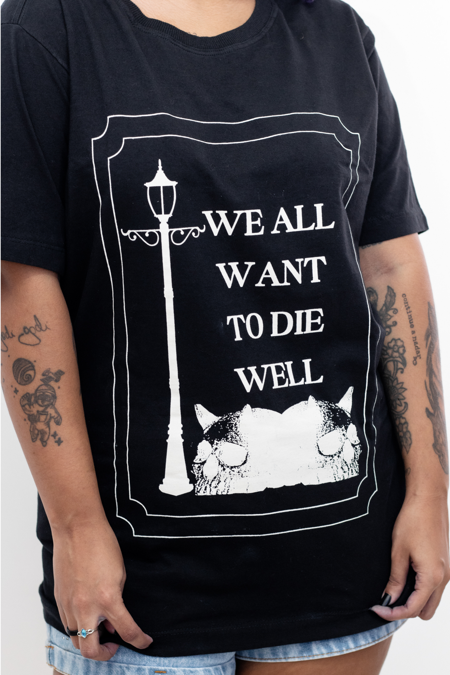 Camiseta manga curta To die well