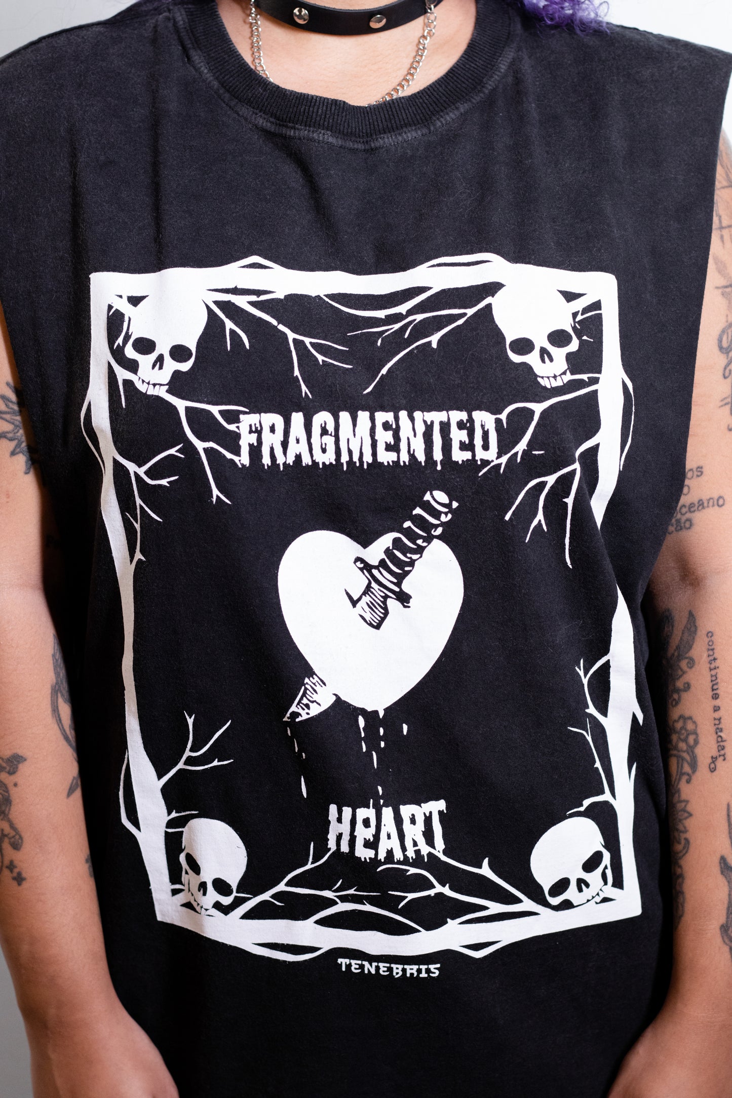 Camiseta regata Fragment heart