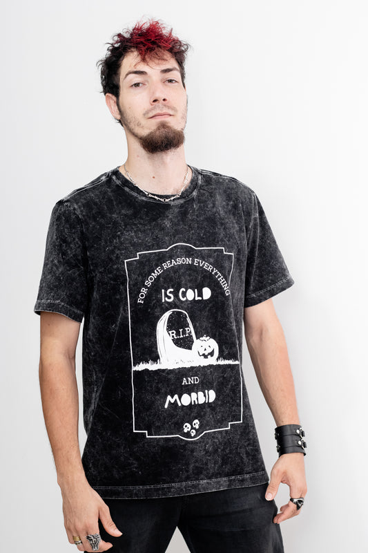 Camiseta manga curta Cold and morbid