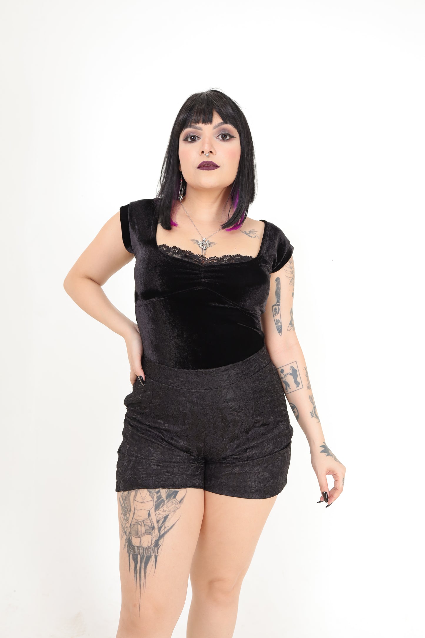 Shorts Sombra Rendada