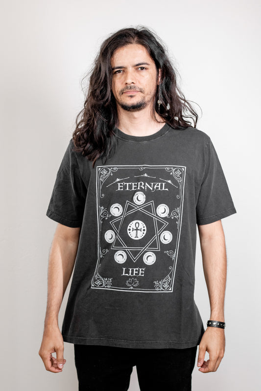 Camiseta manga curta Eternal life